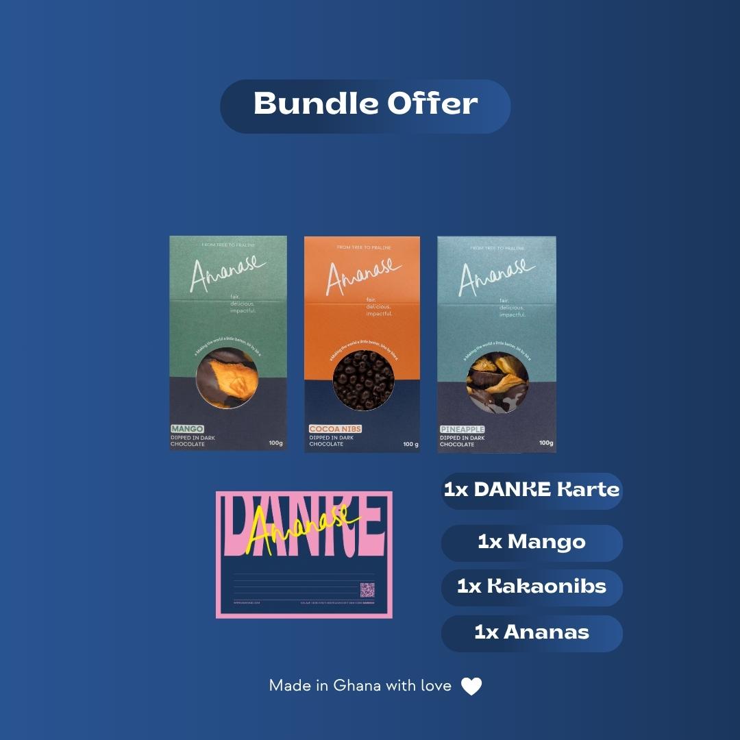 Amanase 'DANKE' Geschenkbox-Bundle