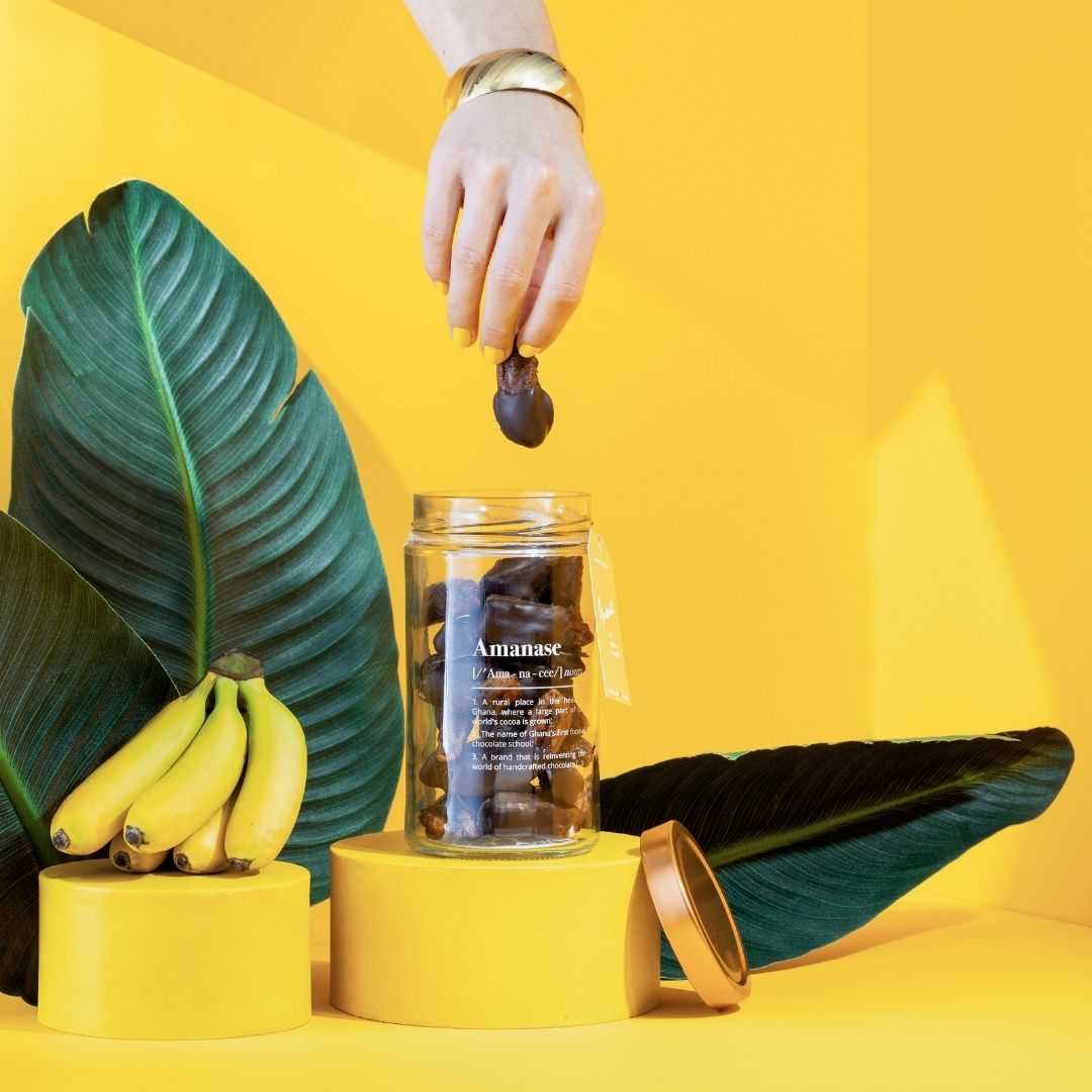 Amanase Bio-Banana Bites | Zero Waste Glas